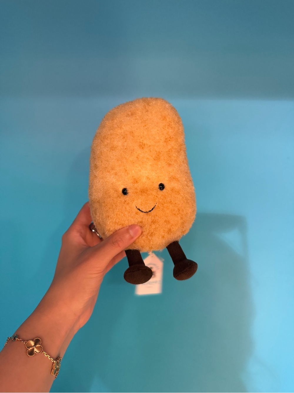 Jellycat Yellow Plush Potato with Brown Legs